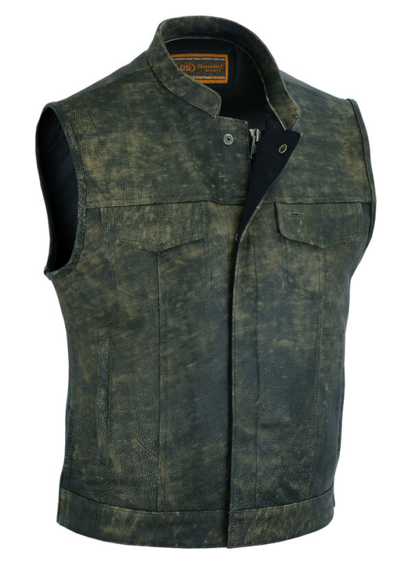 RC108 Men's Conceal Carry Antique Brown Vest - Image 3