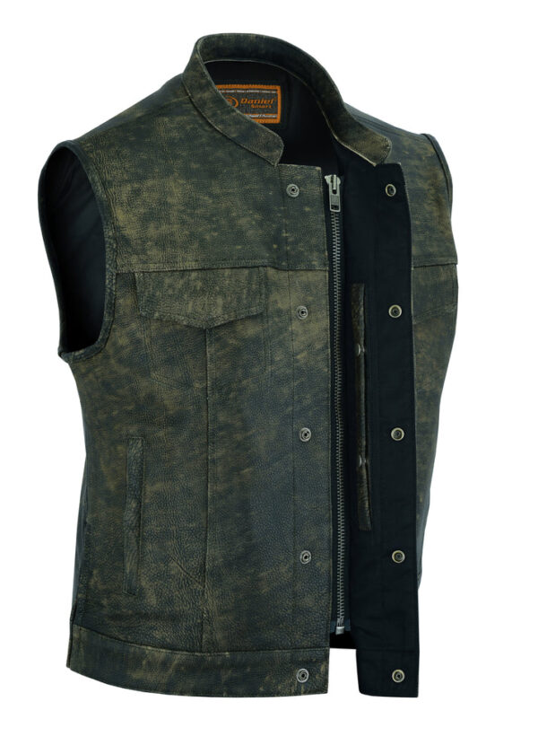 RC108 Men's Conceal Carry Antique Brown Vest - Image 4