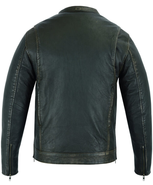 RC790 Men's Modern Utility Style Jacket in Lightweight Drum Dyed Dist - Image 3