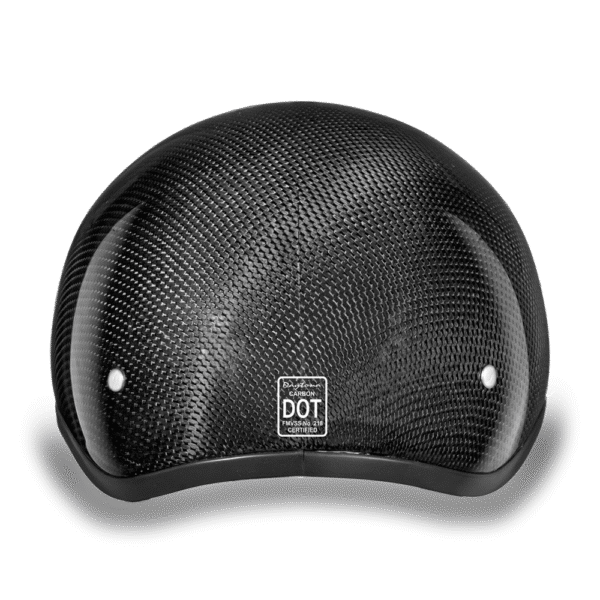 D2-GNS D.O.T. DAYTONA SKULL CAP W/O VISOR- GREY CARBON FIBER - Image 3