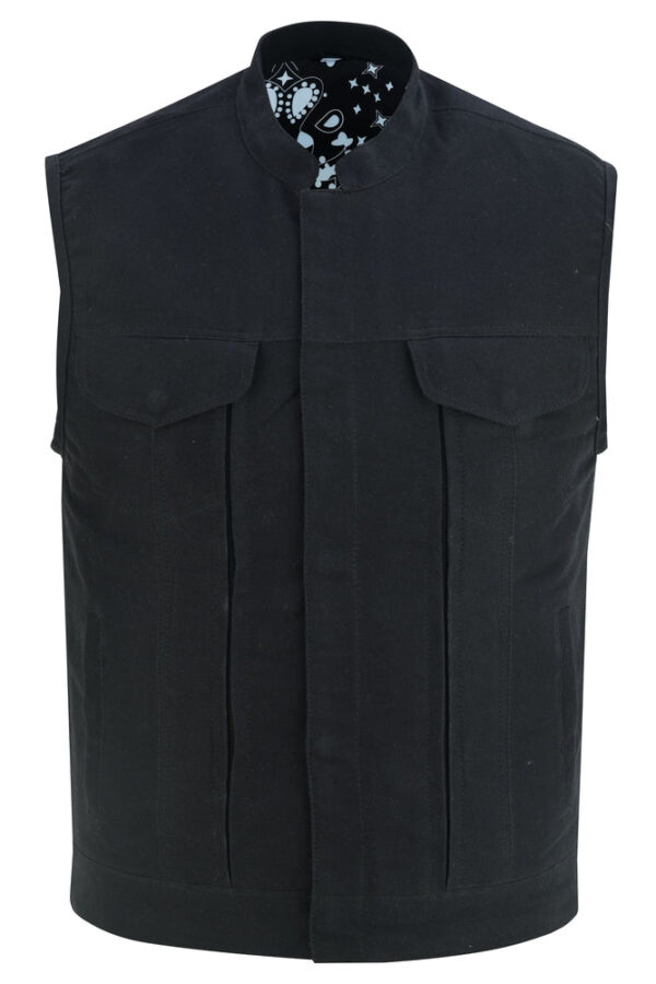 RC909 Men's Modern Utility Style Canvas Vest - Image 3