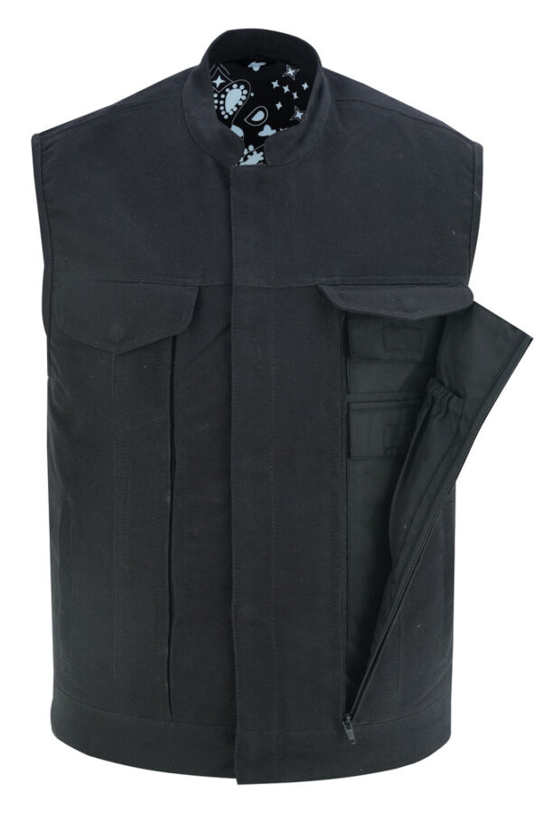 RC909 Men's Modern Utility Style Canvas Vest - Image 4