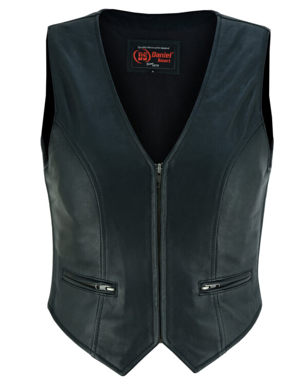 RC238 Women's Stylish Lightweight Zipper Front Vest - Image 3