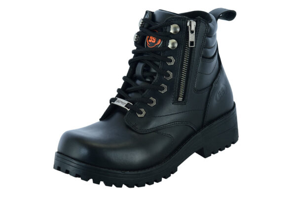 RC9768 Women's Side Zipper Plain Toe Boots - Image 5