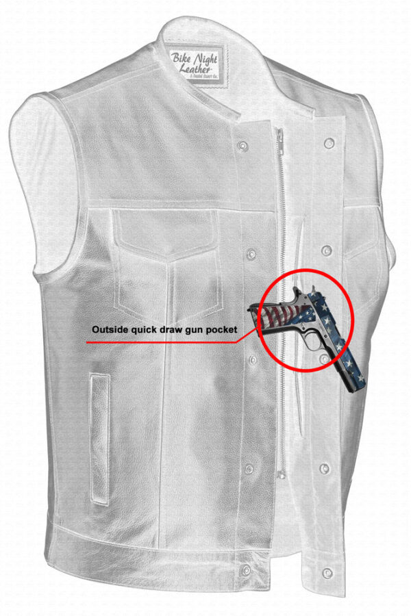 AM9193 Concealed Snap Closure, Without Collar & Hidden Zipper - Image 6
