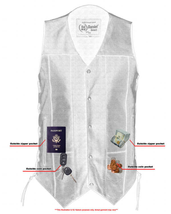 RC144TALL Men's Ten Pocket Utility Vest - TALL - Image 5