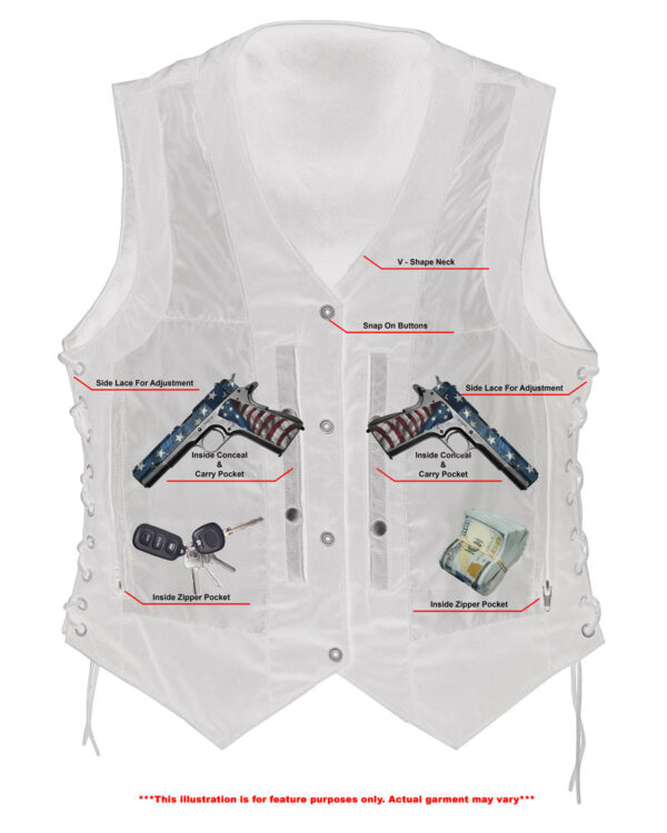 RC201  Women's 6 Pocket Utility Vest - Image 4