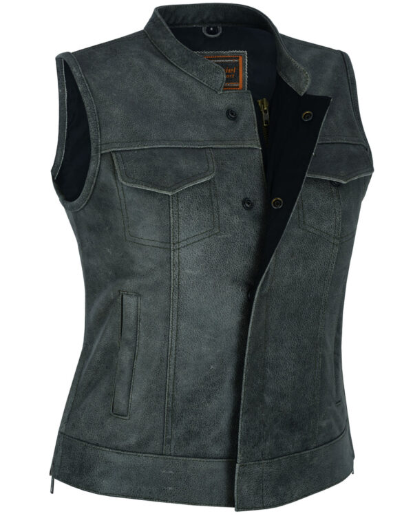RC229  Women's Premium Single Back Panel Concealment Vest - GRAY - Image 10