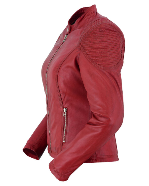 RC5501 Cabernet - Women's Fashion Leather Jacket - Image 7