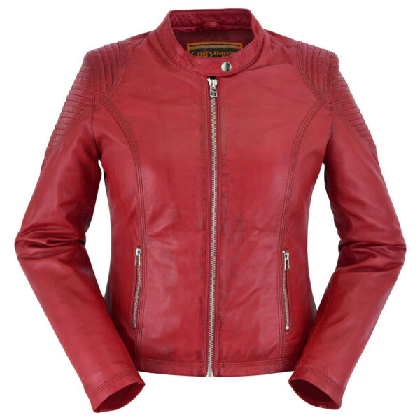 RC5501 Cabernet - Women's Fashion Leather Jacket - Image 8