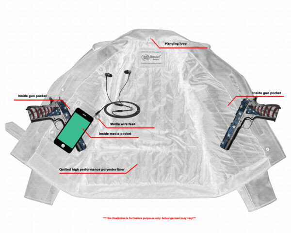 RC761 Motorcycle Armored Classic Biker Leather Jacket - Image 8