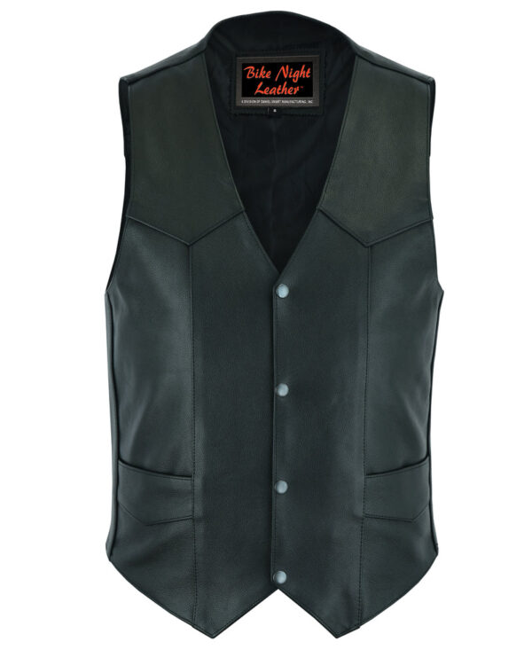 RC104 Men's Plain Side Economy Vest - Image 4