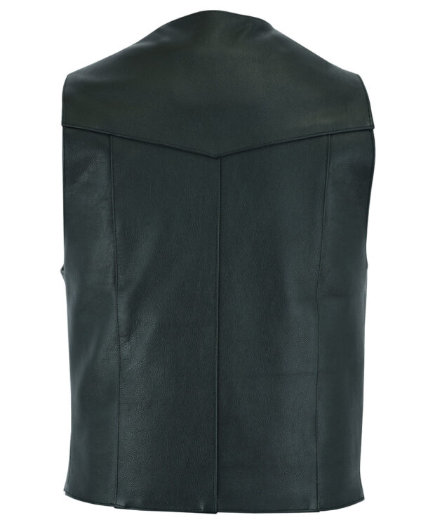 RC104 Men's Plain Side Economy Vest - Image 7