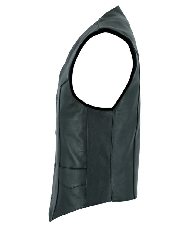 RC104 Men's Plain Side Economy Vest - Image 8