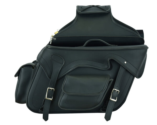 RC322 Two Strap Saddle Bag - Image 4