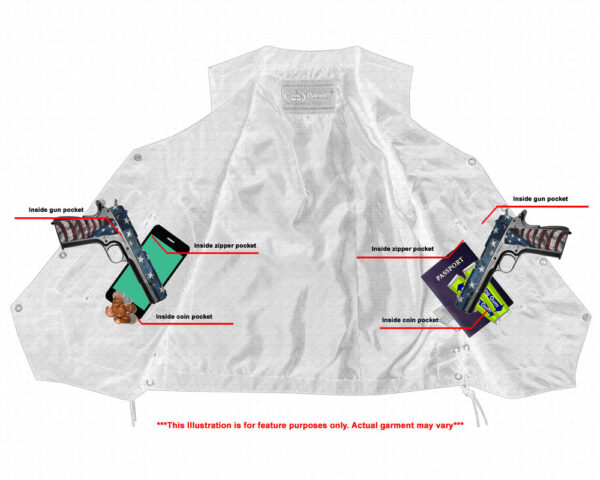 RC113 Men's Textile Ten Pocket Utility Vest - Image 5