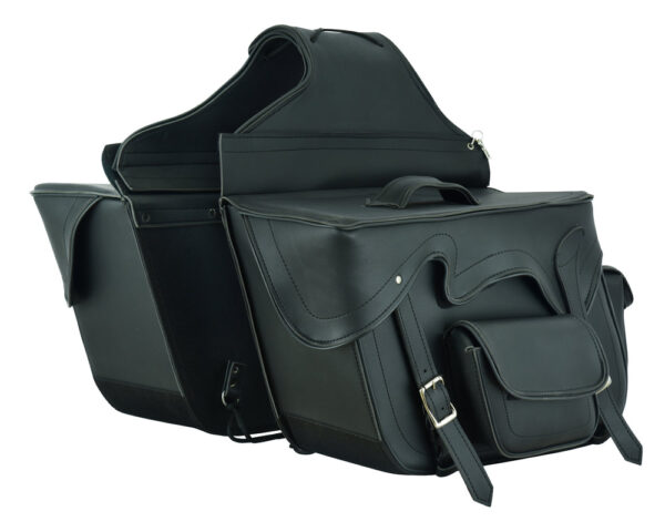 RC322 Two Strap Saddle Bag - Image 15