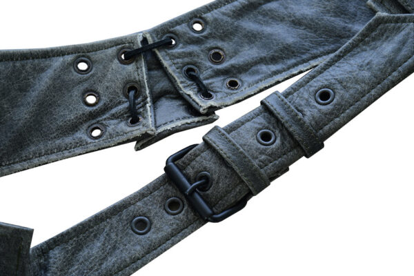RC413 Unisex Double Deep Pocket Thermal Lined Chaps - GRAY - Image 10