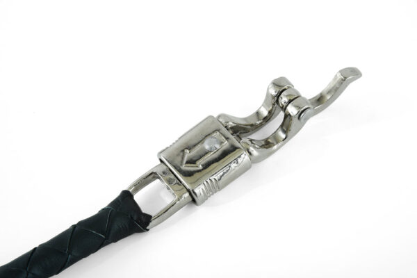 GBW201 Leather Biker Whip - Black - Image 4