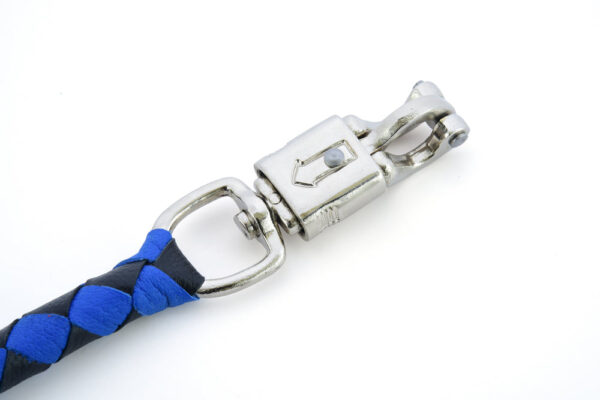 GBW205 Leather Biker Whip-Blue/Black - Image 6