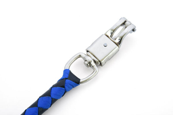 GBW205 Leather Biker Whip-Blue/Black - Image 7