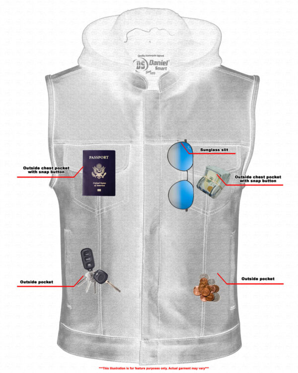 RC182 Concealed Snaps, Premium Naked Cowhide, Removable Hood & Hidden - Image 6