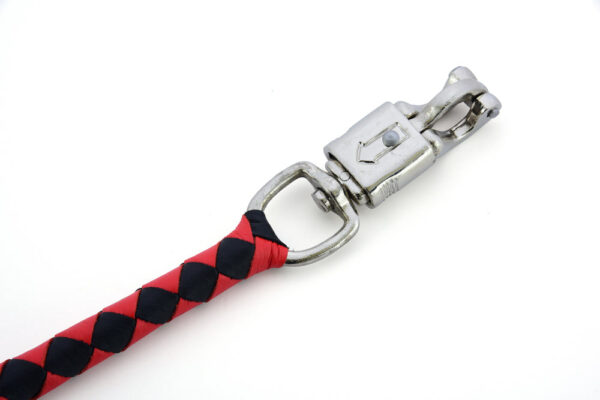 GBW203 Leather Biker Whip-Red/Black - Image 6