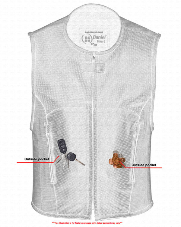 RC004 Men's Updated Perforated SWAT Team Style Vest - Image 8