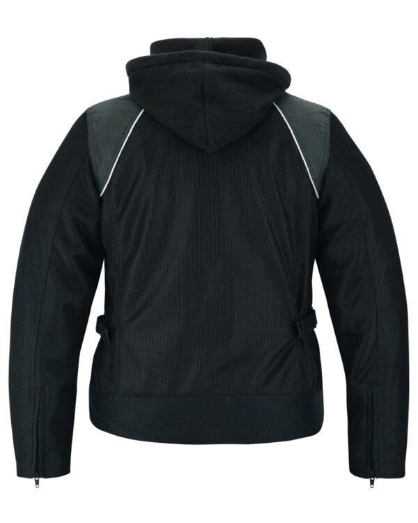 RC867 Women's Mesh 3-in-1 Riding Jacket (Black/Black Tone Reflective) - Image 8