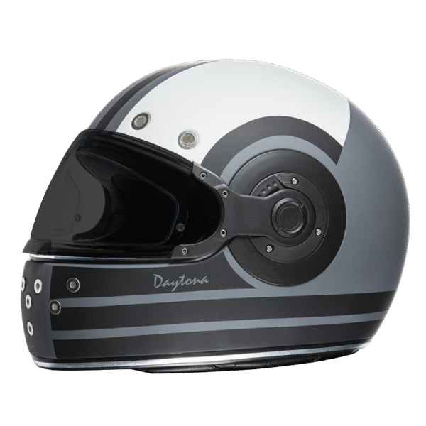 DOT Daytona Retro Full Face Motorcycle Helmet: Vintage Style for Men, Women, & Youth - W/ Racer - Image 7