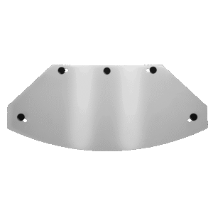 5 Snap Tear Off Shield- Smoke