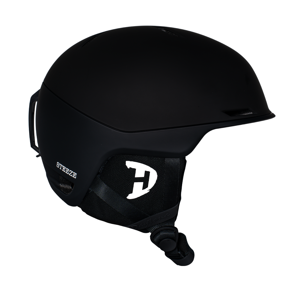 Daytona Steeze Snowboard Helmet - Adjustable Helmet for Men, Women & Youth - Dull Black Finish