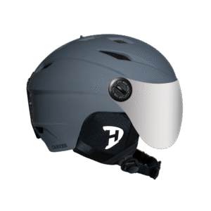 Daytona Carver Ski Helmet - Adjustable Helmet for Men, Women & Youth - Dull Grey with Anti-Fog Visor