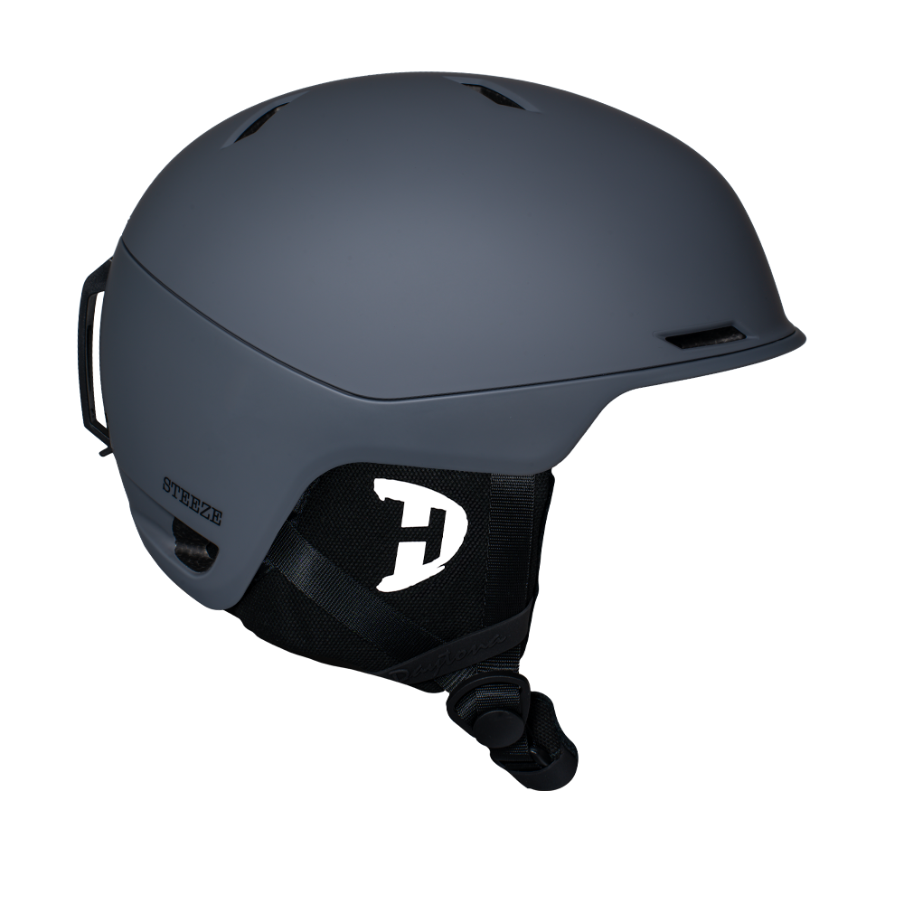 Daytona Steeze Snowboard Helmet - Adjustable Helmet for Men, Women & Youth - Dull Grey Finish