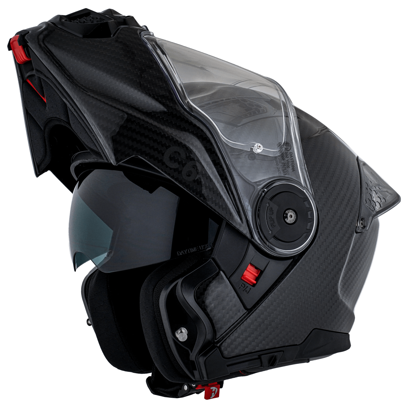 D.O.T. & ECE Daytona C6 Pro- Grey Carbon Fiber