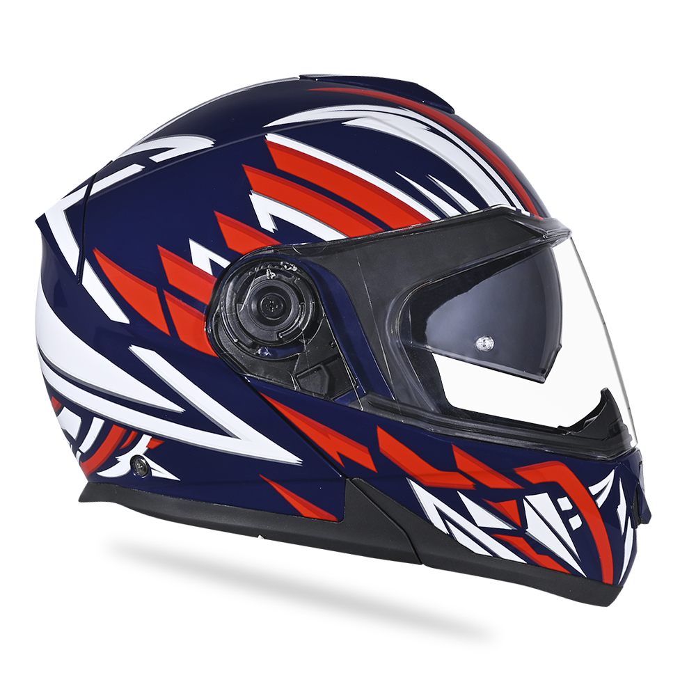Daytona Glide Modular Motorcycle Helmet - DOT Approved, Bluetooth Ready, Dual Visor, Men/Women/Youth - W/ Liberty - Image 5