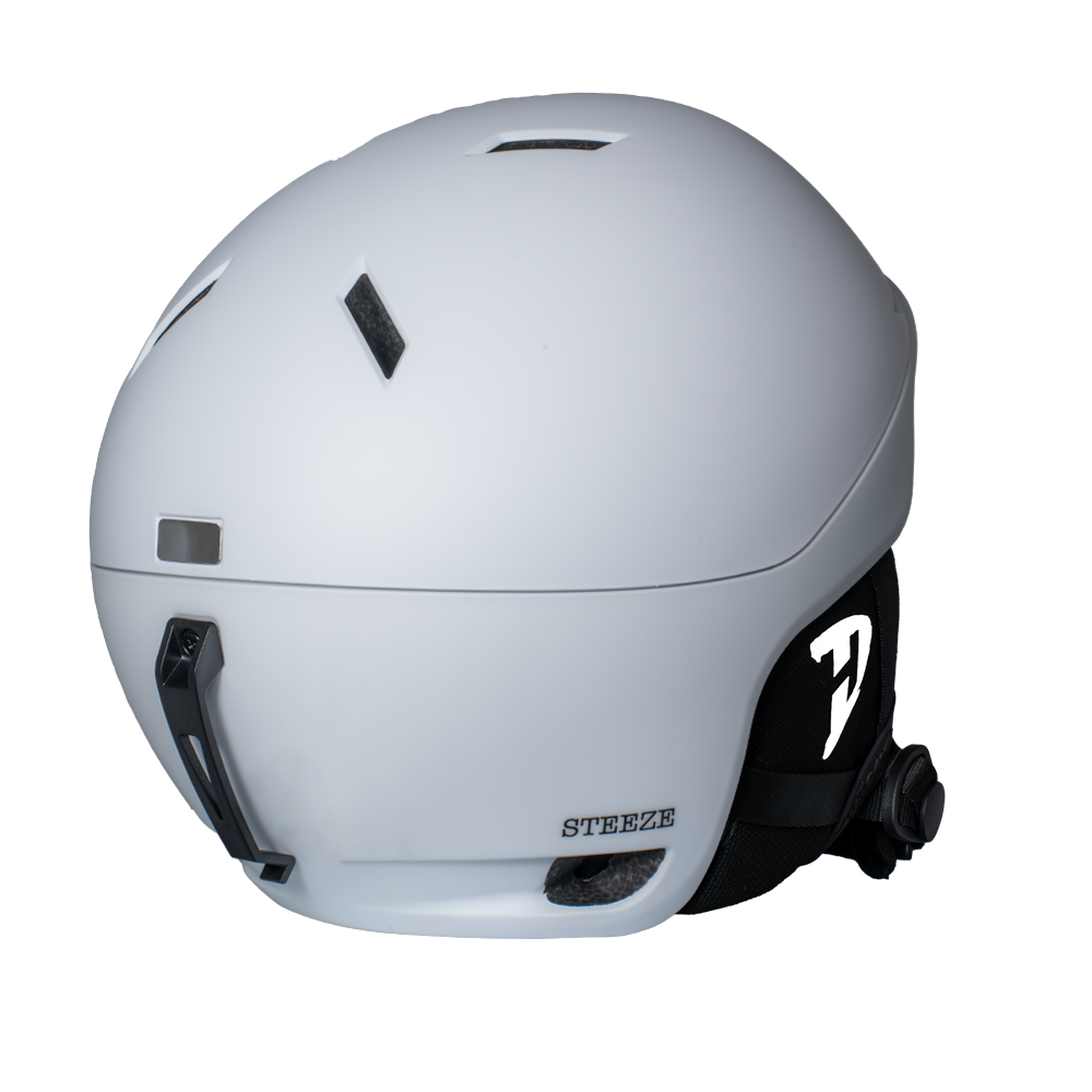 Daytona Steeze Snowboard Helmet - Adjustable Helmet for Men, Women & Youth - Dull Chalk White Finish - Image 4