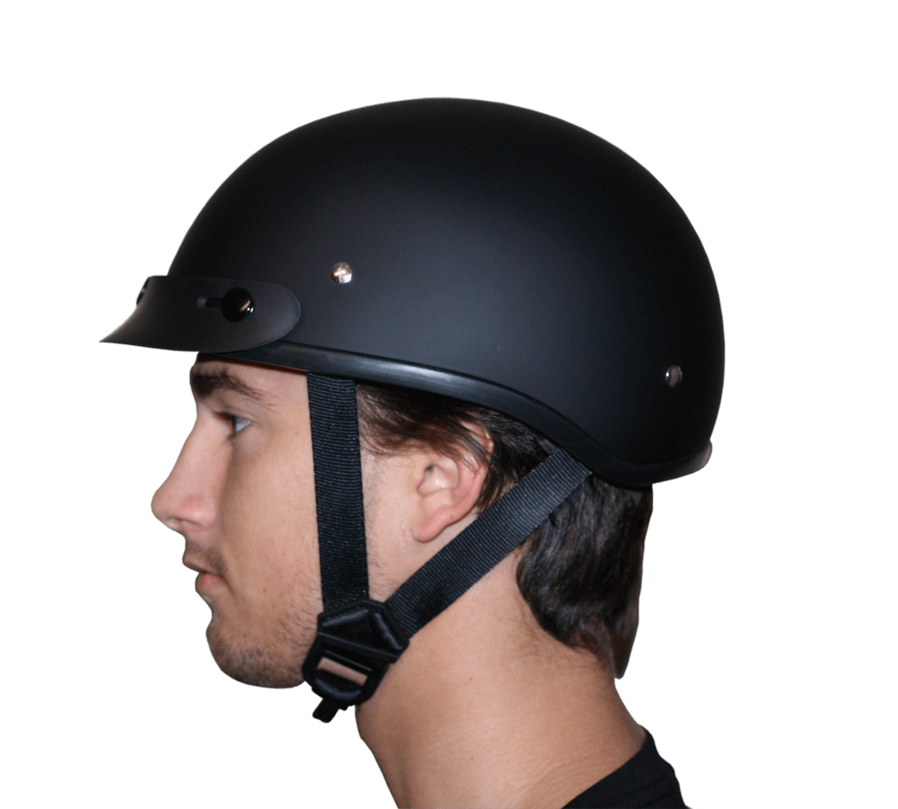 DOT Approved Daytona Motorcycle Half Face Helmet - Skull Cap Graphics for Men & Women, Scooters, ATVs, UTVs & Choppers - W/ Freedom 2.0 - Image 8