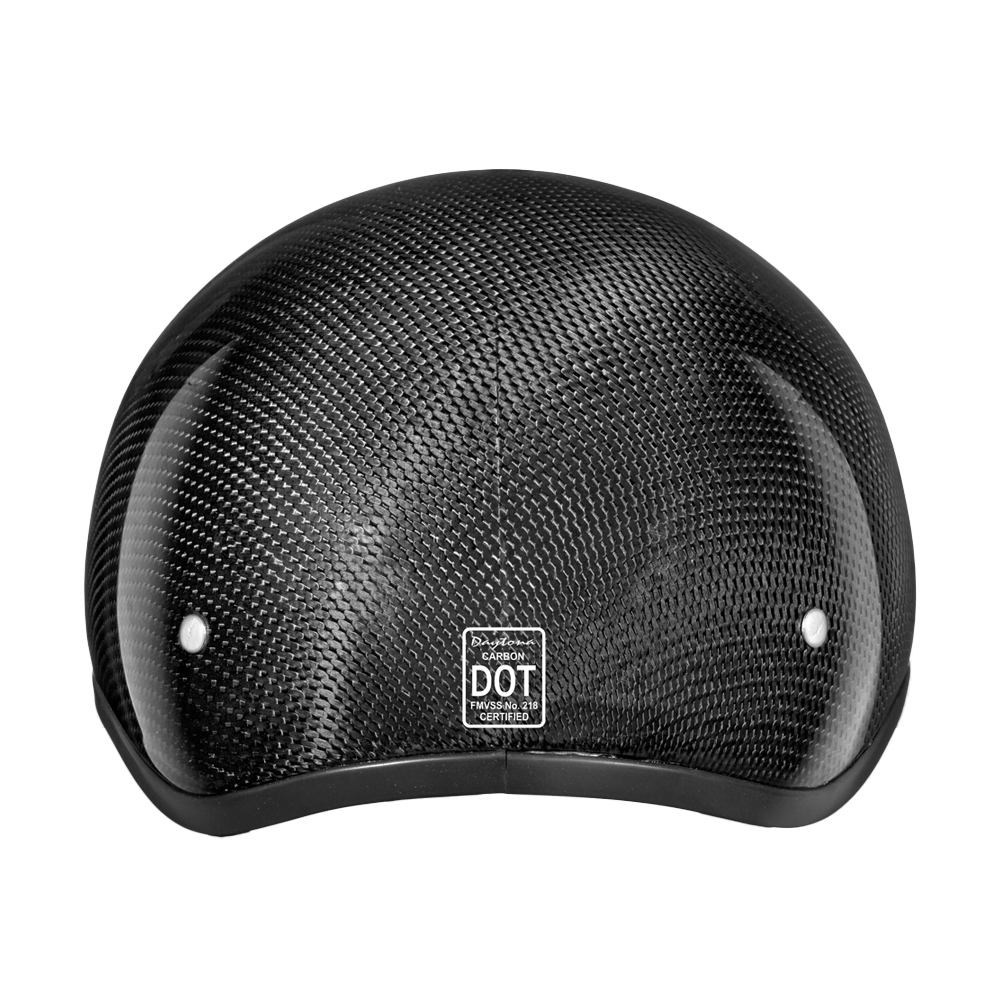 D.O.T. Daytona Skull Cap- Grey Carbon Fiber - Image 3