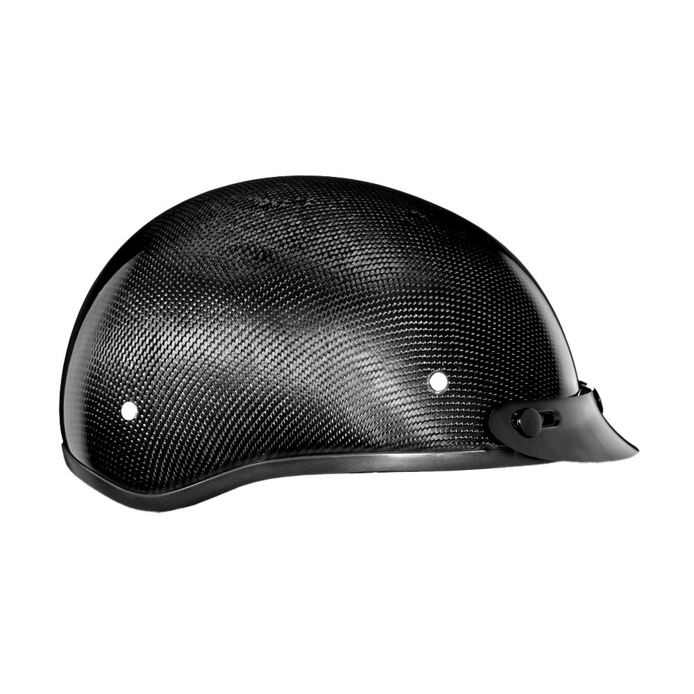 D.O.T. Daytona Skull Cap- Grey Carbon Fiber - Image 4