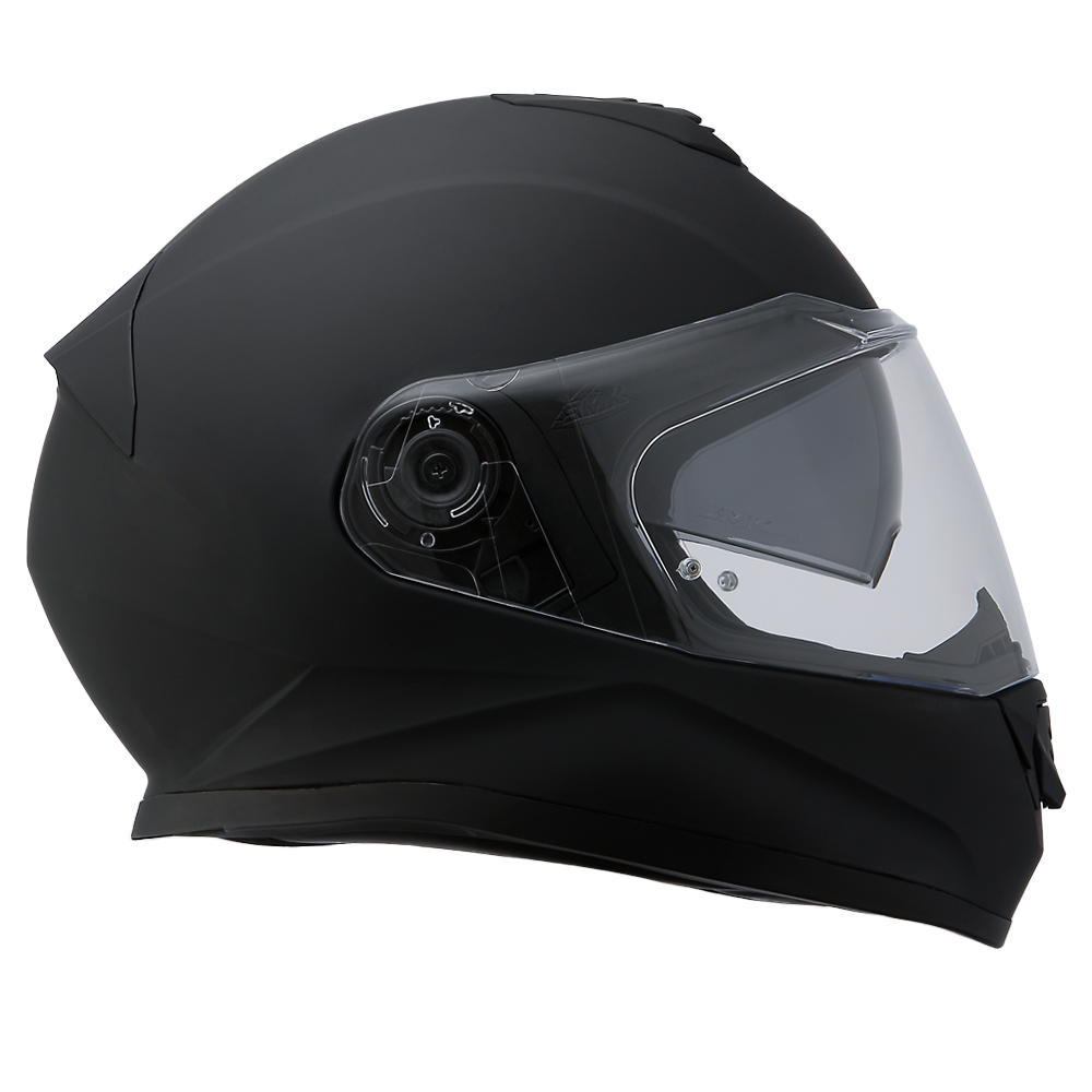 Daytona Detour Full Face Motorcycle Helmet - DOT Certified, Dual Visor, Street Bike Helmet, Men/Women/Youth - Dull Black - Image 5