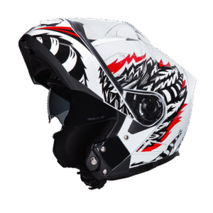 Daytona Glide Modular Motorcycle Helmet - DOT Approved, Bluetooth Ready, Dual Visor, Men/Women/Youth - W/ Phoenix