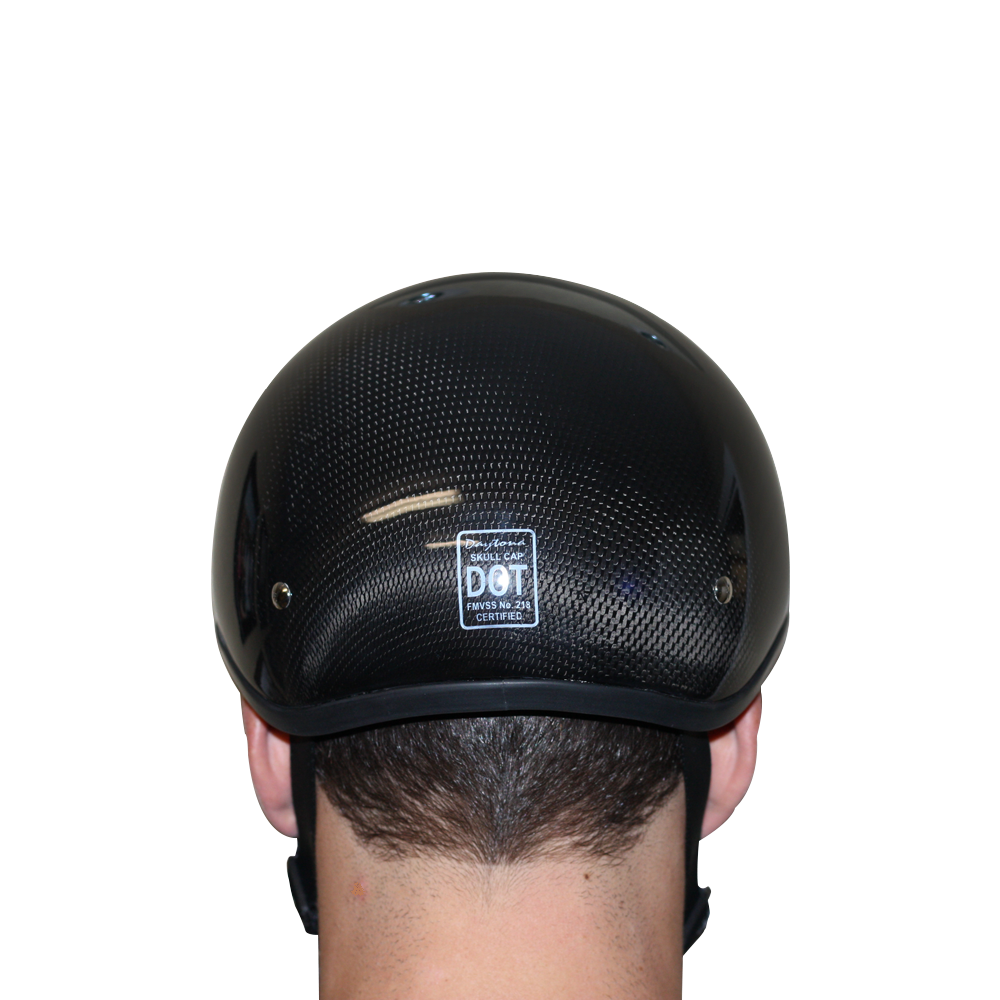 D.O.T. Daytona Skull Cap- Grey Carbon Fiber - Image 8